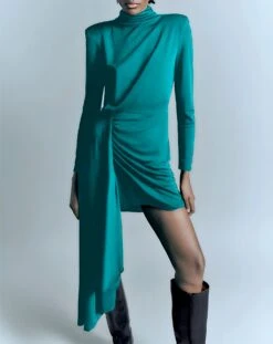 Vestito Donna Tubino Aderente Manica Lunga Intreccio Sensuale Elegante -Vendite Linda || VICTOR 10.50 lindetta