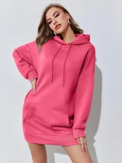 Vestito Donna Felpa Cappuccio Tasca Coulisse Comodo Caldo Casual -Vendite Linda || VICTOR ImmagineWhatsApp2022 11 23ore15.37.36