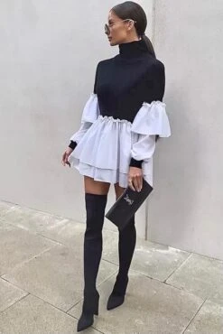 Vestito Donna Rush Campana Bicolor