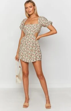 Vestito Donna Fantasia Scollo Schiena