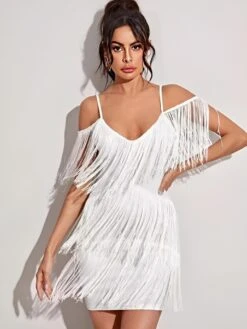 Vestito Donna Tubino Scollo Cuore Bretelle Frange Sensuale Elegante -Vendite Linda || VICTOR WhatsAppImage2022 07 25at16.20.08