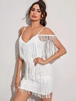 Vestito Donna Tubino Scollo Cuore Bretelle Frange Sensuale Elegante -Vendite Linda || VICTOR WhatsAppImage2022 07 25at16.20.56