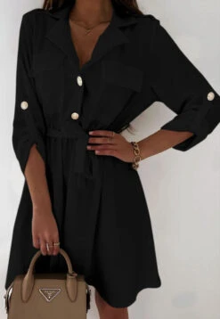 Vestito Donna Camicione Manica Lunga Cintura Morbido -Vendite Linda || VICTOR WhatsApp Image 2022 02 28 at 16.57.49 1