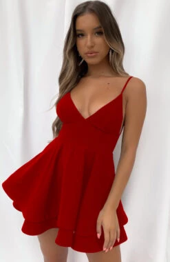 Vestito Donna Morbido Campana Scollo V Bretelle Balze -Vendite Linda || VICTOR WhatsApp Image 2022 04 06 at 10.28.26 1