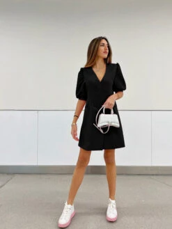 Vestito Donna Scollo V Mezzamanica Sbuffo Bottoni Blazer Casual Elegante -Vendite Linda || VICTOR WhatsApp Image 2022 05 28 at 13.08.37