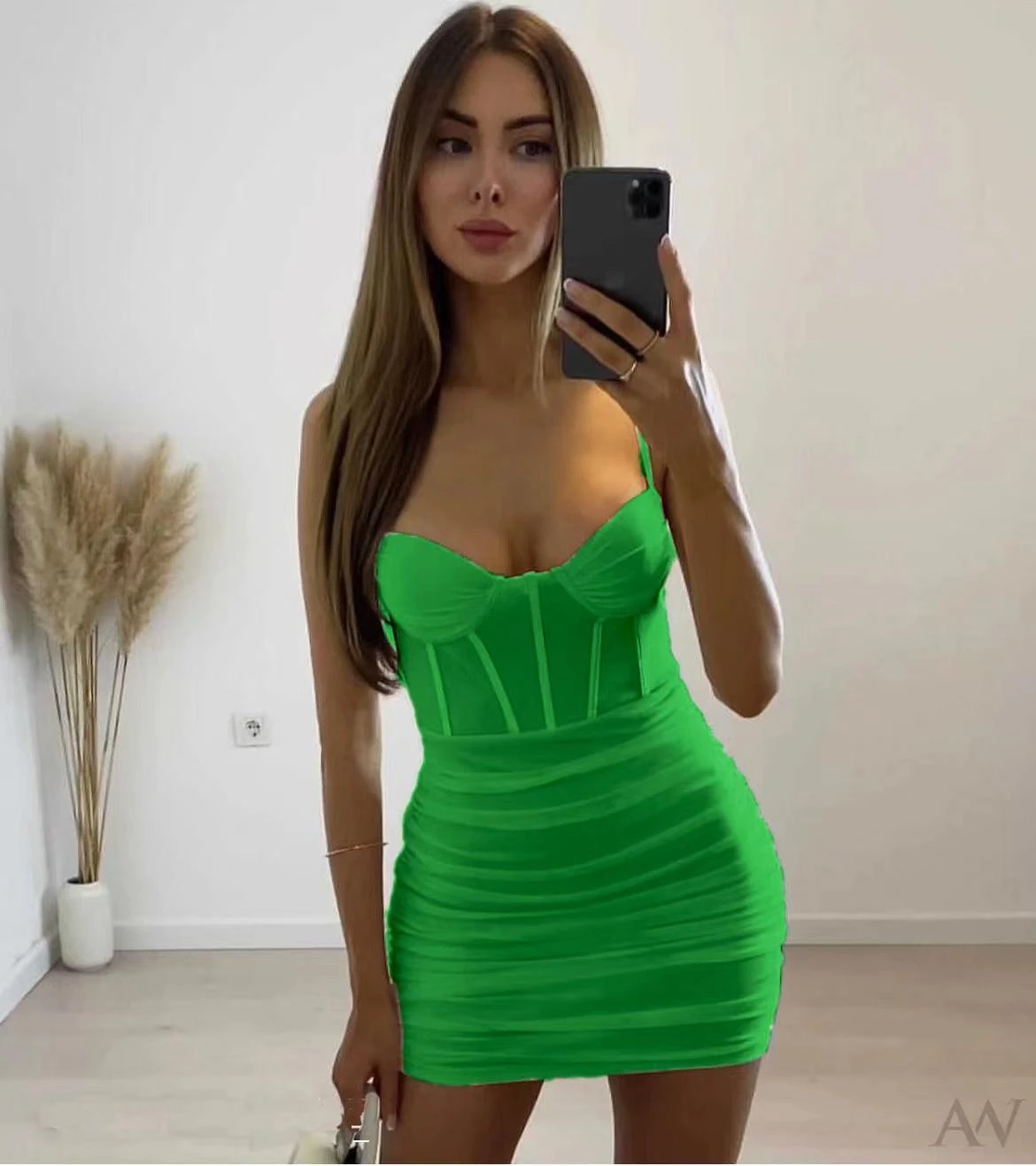 Vestito Donna Tubino Scollo Cuore Bretelle Drappeggiato Aderente 3 Vestito Donna Tubino Scollo Cuore Bretelle Drappeggiato Aderente - immagine 3