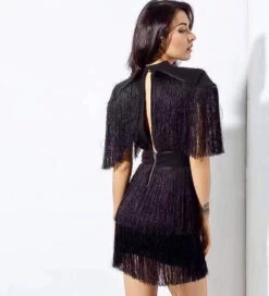 Vestito Donna Tubino Frange Aderente -Vendite Linda || VICTOR image d2a82764 0ead 4621 aa58 9a26ca652e55