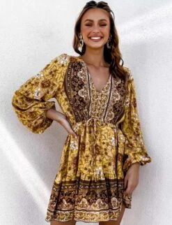 Vestito Donna Morbido Scollo V Elegante